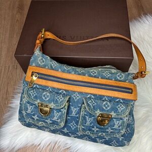 🥥🩵 SOLD | Louis Vuitton Monogram Denim Baggy 🥥🩵